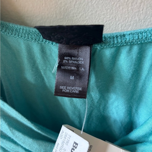 Y2K Deadstock Daytrip Teal and Black Black Beaded Top - Picture 4 of 9